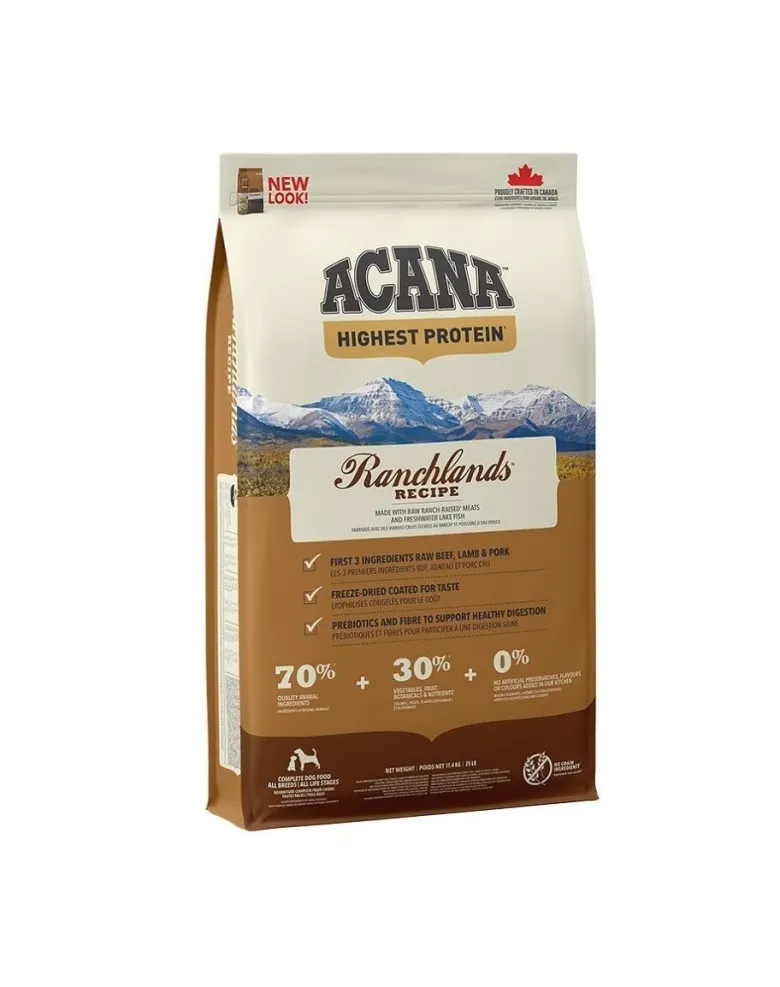 ACANA Highest Protein Ranchlands Dog 6 kg