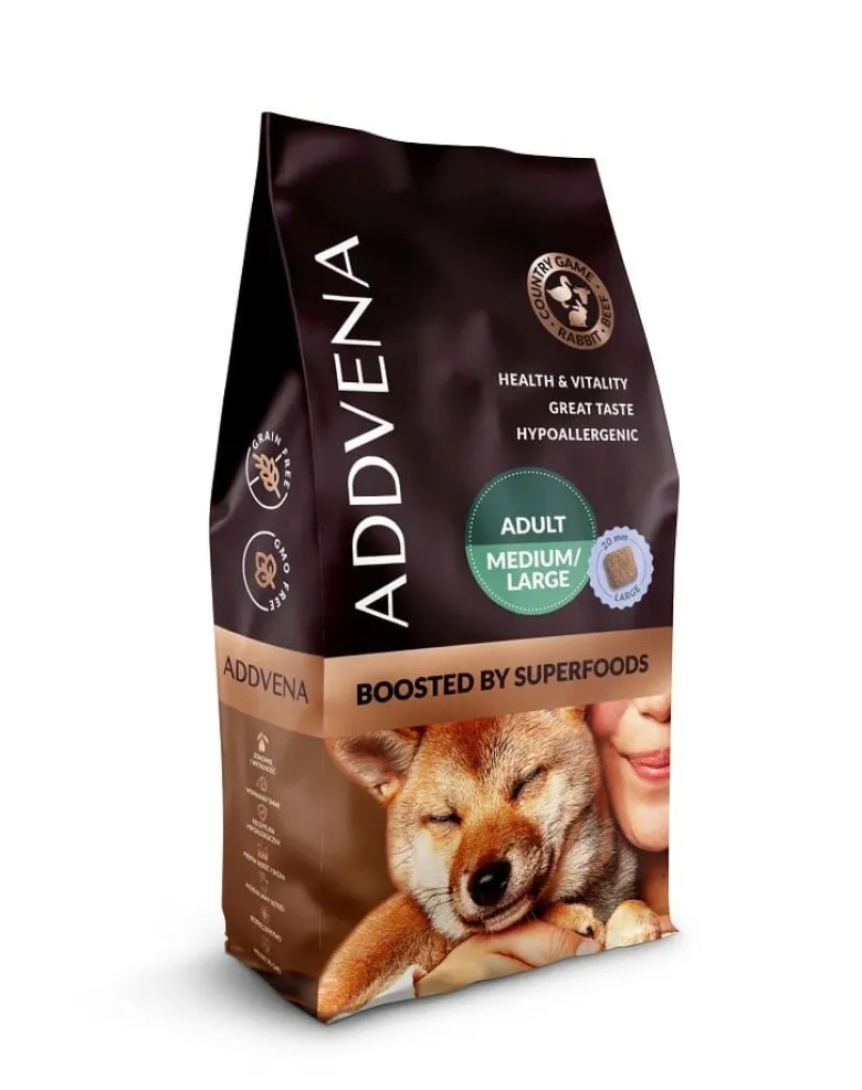 ADDVENA Boosted by Superfoods Adult medium&large 10kg