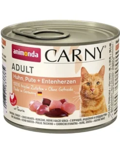 ANIMONDA Carny Adult 200 g - pollo, tacchino e cuoricini d'anatra