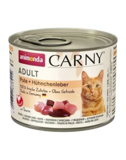ANIMONDA Carny Adult 200 g - tacchino e fegato di pollo