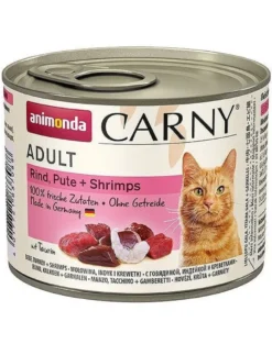 ANIMONDA Carny Adult mix manzo, tacchino e gamberetti 12 x 200g