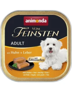 ANIMONDA Vom Feinsten Gourmet centre Adult con pollo e fegato 150g paté per cani