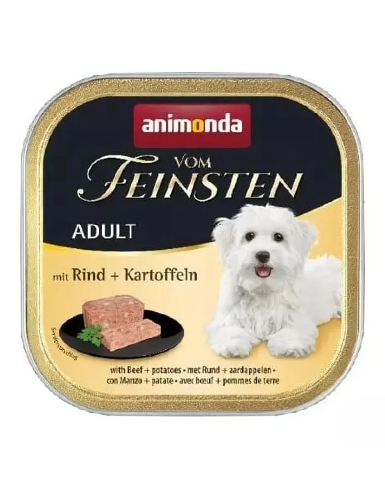 ANIMONDA Vom Feinsten Menue mix con manzo e patate 5 x 150g