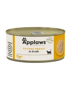 APPLAWS Cat Adult Chicken Breast in Broth petto di pollo in brodo 24 x 70g