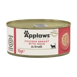 APPLAWS Cat Adult Chicken Breast with Duck in Broth petto di pollo con anatra in brodo 72 x 70g