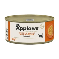 APPLAWS Cat Adult Chicken Breast with Pumpkin in Broth petto di pollo e zucca in brodo 72 x 156g