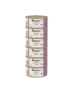 APPLAWS Cat Adult Mackerel with Sardine in Broth sgombri e sardine in brodo 6 x 70g