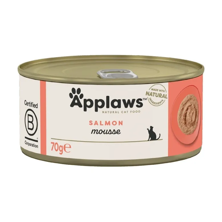 APPLAWS Cat Adult Mousse Salmon mousse di salmone 6 x 70g