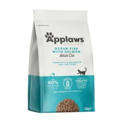 APPLAWS Cat Adult ocean fish and salmon 5,4 kg (3x1,8 kg) pesce oceanico e salmone per gatti adulti