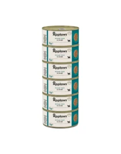 APPLAWS Cat Adult Ocean Fish in Broth pesce oceanico in brodo 6 x 70g