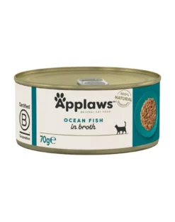 APPLAWS Cat Adult Ocean Fish in Broth pesce oceanico in brodo 6 x 70g