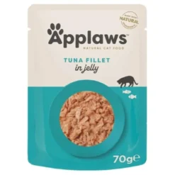 APPLAWS Cat Adult Pouch Tuna in Jelly filetto di tonno in gelatina 16 x 70g