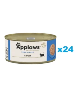 APPLAWS Cat Adult Tuna Fillet in Broth filetto di tonno in brodo 24 x 70g