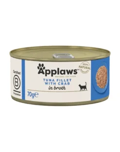 APPLAWS Cat Adult Tuna with Crab in Broth tonno e granchio in brodo 6 x 70g