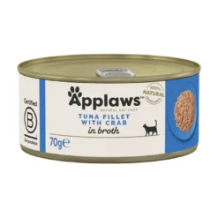 APPLAWS Cat Adult Tuna with Crab in Broth tonno e granchio in brodo 6 x 70g