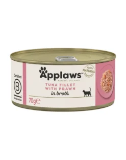 APPLAWS Cat Adult Tuna with Prawn in Broth tonno e gamberi in brodo 72 x 70g
