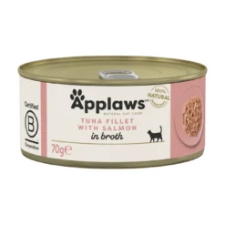 APPLAWS Cat Adult Tuna with Salmon in Broth tonno con salmone in brodo 6 x 70g