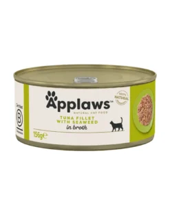 APPLAWS Cat Adult Tuna with Seaweed in Broth tonno con alghe in brodo 24 x 156g