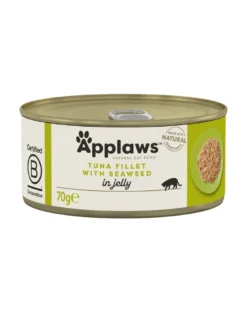 APPLAWS Cat Adult Tuna with Seaweed in Jelly tonno con alghe in gelatina 6 x 70g