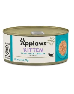 APPLAWS Cat Kitten Tuna in Broth con tonno in brodo per gattini 24 x 70g