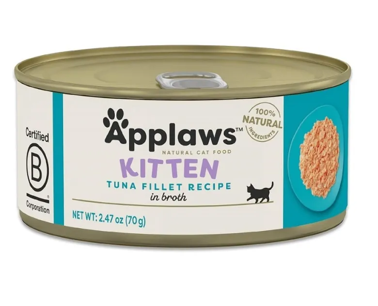 APPLAWS Cat Kitten Tuna in Broth con tonno in brodo per gattini 24 x 70g