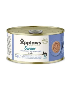 APPLAWS Cat Senior Tuna Fillet with Sardine Tonno con sardine per gatti anziani 70g