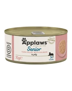 APPLAWS Cat Senior Tuna with Salmon in Jelly tonno con salmone in gelatina per anziani 72 x 70g