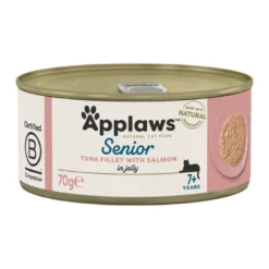 APPLAWS Cat Senior Tuna with Salmon in Jelly tonno con salmone in gelatina per anziani 24 x 70g