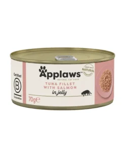 APPLAWS Cat Tuna Fillet & Salmon in Jelly Tonno e salmone in gelatina 70g