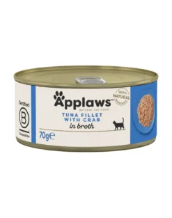 APPLAWS Cibo umido per gatti Tonno e granchio 70g