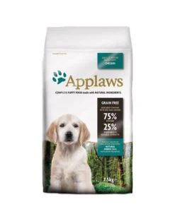 APPLAWS Puppy razze piccole e medie Cibo secco per cuccioli con pollo 7.5 kg