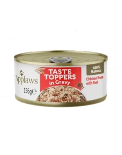 APPLAWS Taste Toppers Petto di pollo con manzo in gelatina 6 x 156g