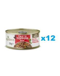 APPLAWS Taste Toppers Stufato con manzo, carote e piselli 12 x 156g