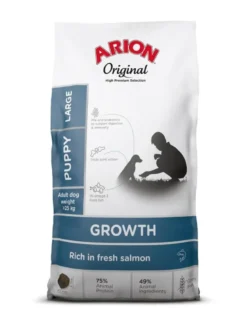 ARION Original Growth Puppy Large Salmon Rice 12 kg