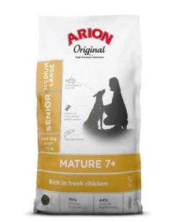 ARION Original Mature 7+ Senior Medium Large Chicken Rice 12 kg
