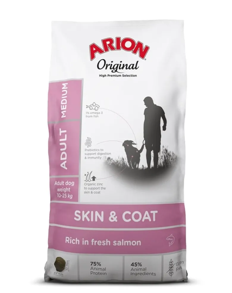ARION Original Skin & Coat Adult Medium Salmon Rice 2 kg