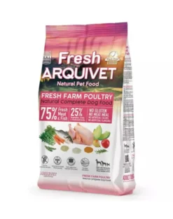 ARQUIVET Fresh Cibo semi-umido per cani pollo e pesce oceanico 2,5 kg
