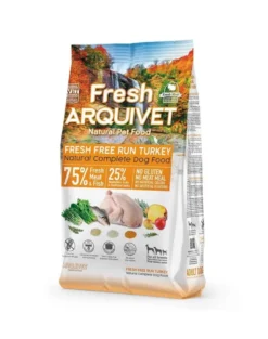 ARQUIVET Fresh Cibo semi-umido per cani tacchino e pesce oceanico 2,5 kg