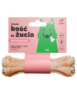 AZANKI Ossa di cervo per cani M/L 17cm