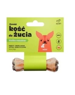 AZANKI Osso con insetti e semi di lino per cani Mini 10cm