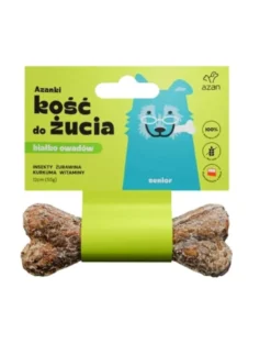 AZANKI Osso con insetti per cani anziani Senior 12cm