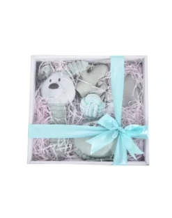 BARRY KING Set regalo per cani 5in1 grigio/blu