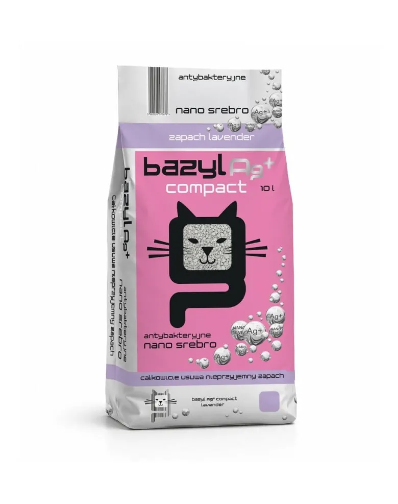 BAZYL Ag+ Compact Lavender 20L lettiera per gatti