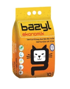 BAZYL Ekonomik 10 L lettiera naturale bentonitica per gatti