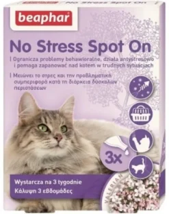 BEAPHAR No Stress Spot On per gatti 0,4 ml x3