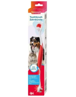BEAPHAR Toothbrush Regular spazzolino da denti doppio lato per cani e gatti