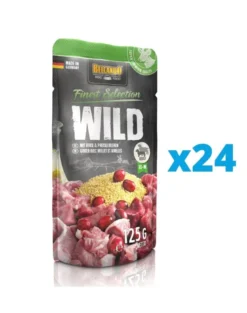 BELCANDO Bustina di selvaggina miglio mirtilli 24x125 g