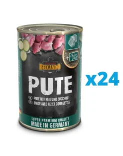 BELCANDO Dog tacchino e riso 24x400 g