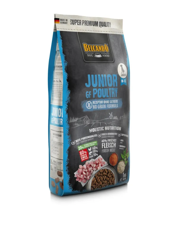 BELCANDO Finest Grain Free Junior Poultry M-XL
