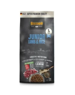 BELCANDO Junior Lamb & Rice M-L 1 kg agnello e riso - cibo secco per cani a partire da 4 mesi di età, razze medie e grandi